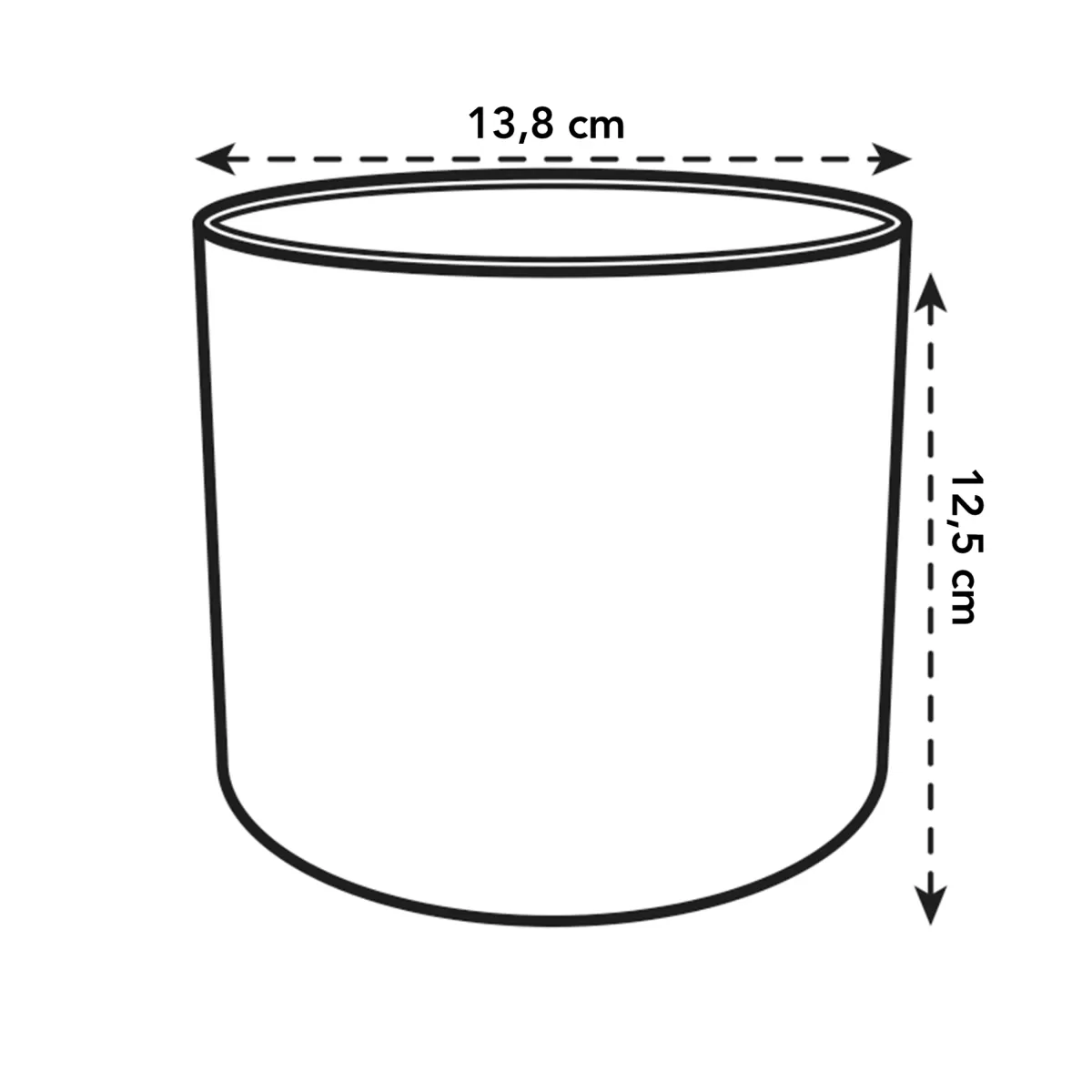 Brico Plantenpotten En -Bakken-Elho Bloempot B. For Soft Rond O14Cm Antraciet