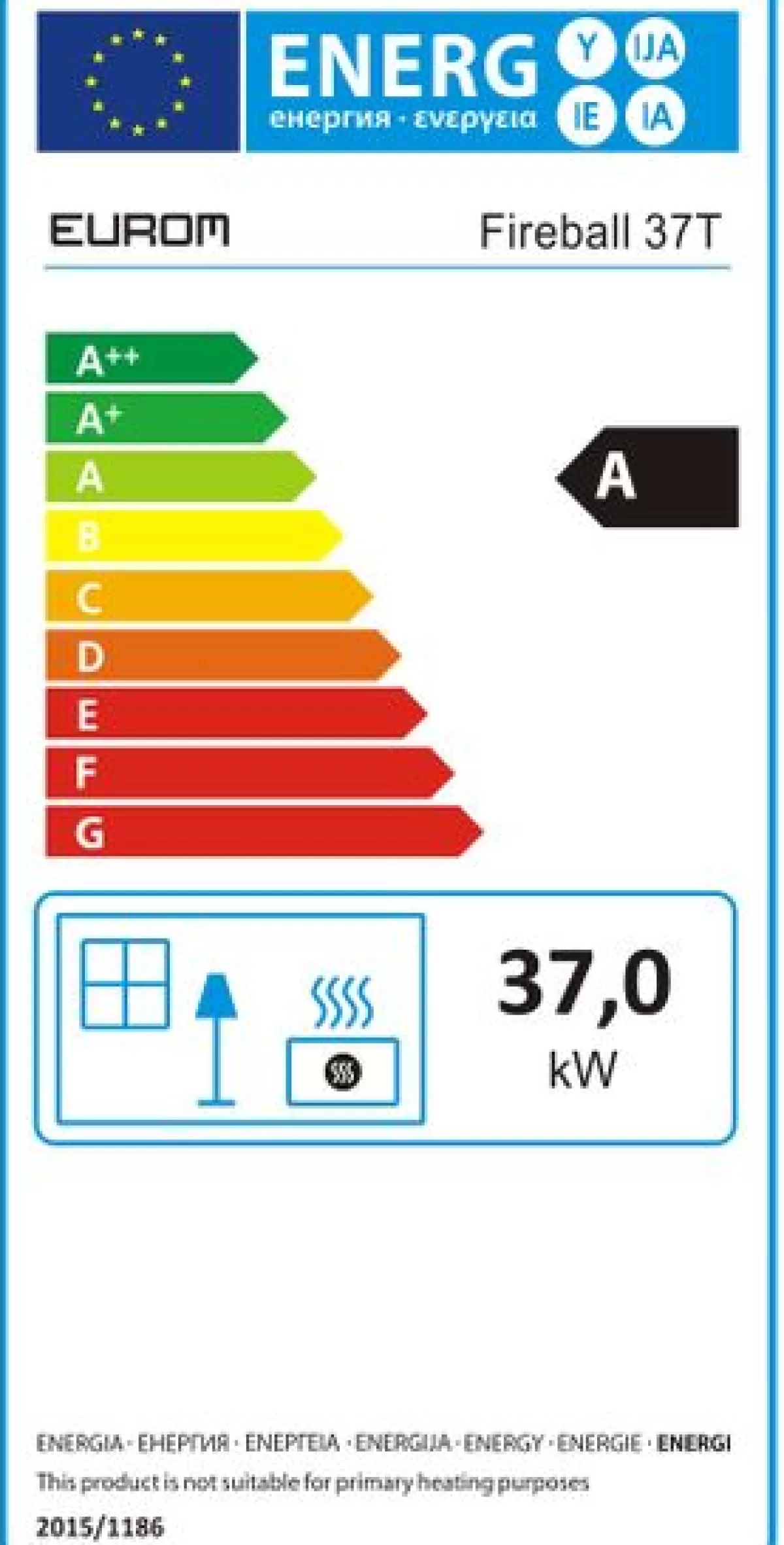 Brico Eurom Warmtekanon Fireball 37Kw Petroleum/Diesel