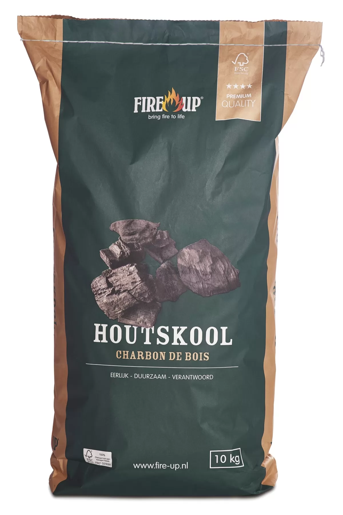 Brico Houtskool En Briketten-Fire-Up Houtskool Fsc 10Kg