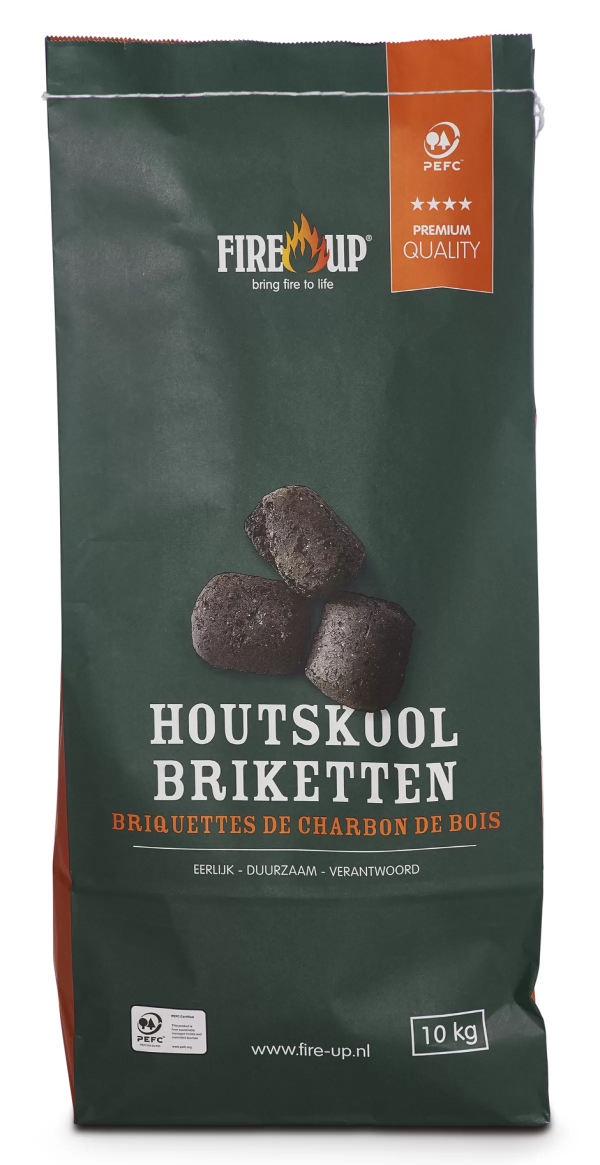 Brico Houtskool En Briketten-Fire-Up Houtskool Pefc 10Kg