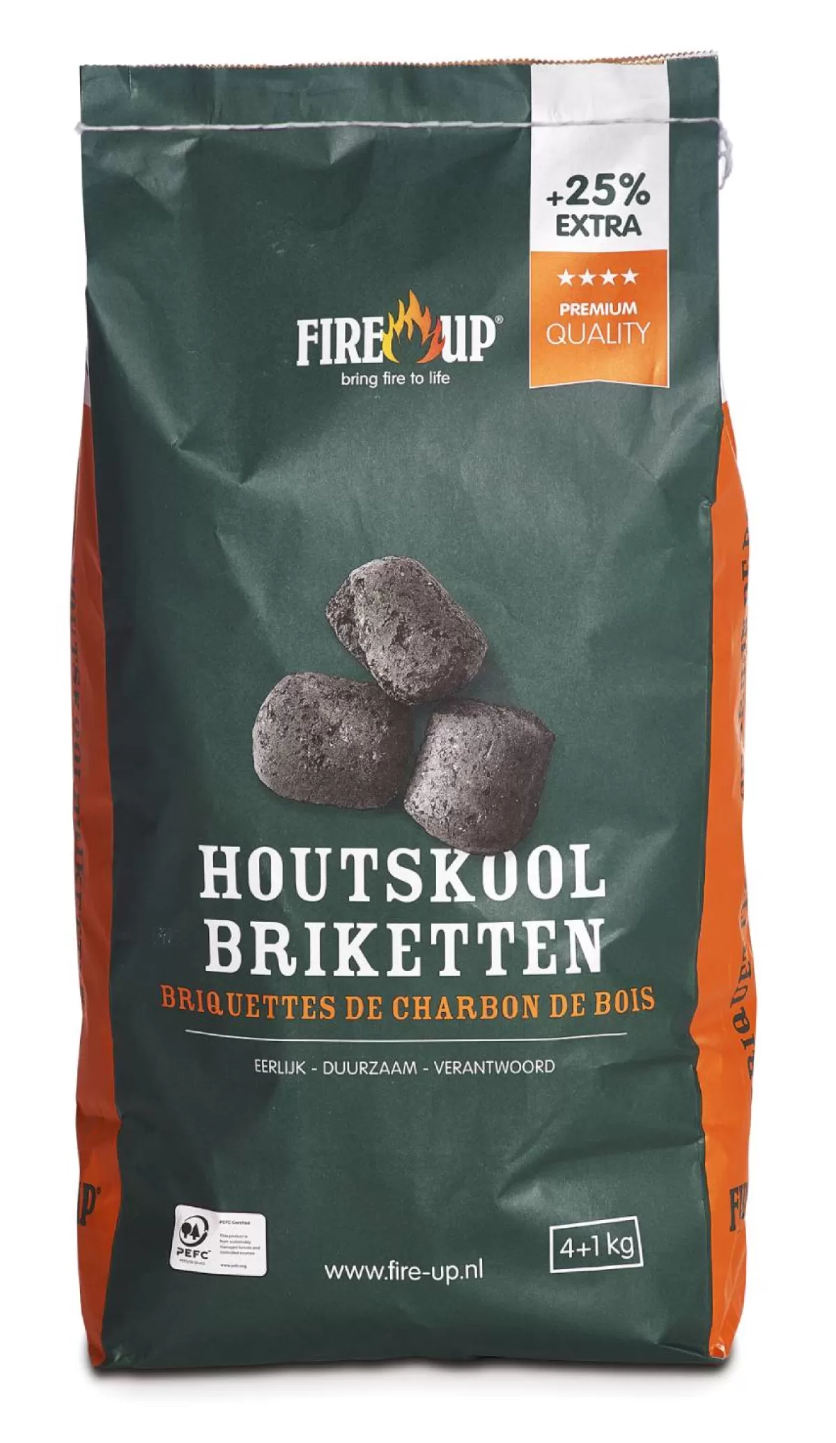 Brico Houtskool En Briketten-Fire-Up Houtskool Pefc 5Kg