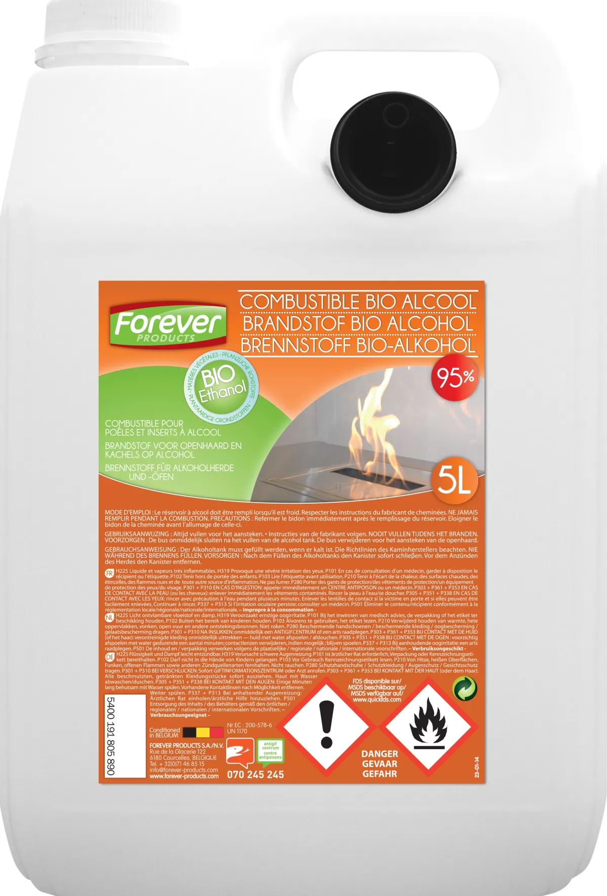 Brico Forever Bio-Ethanol 5L