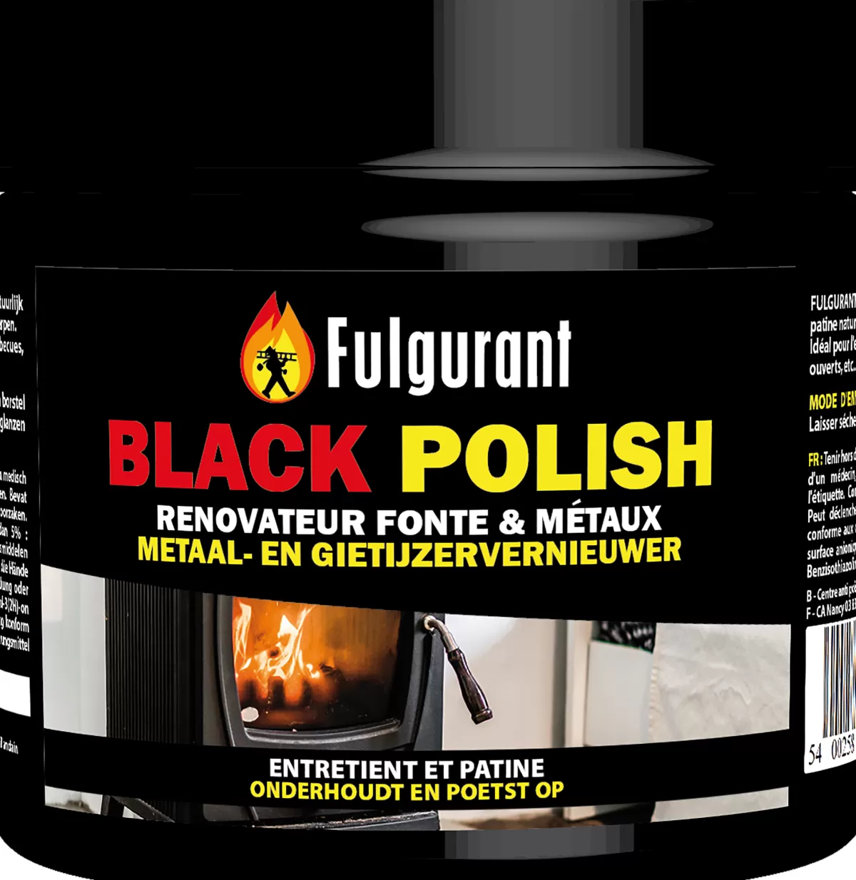 Brico Fulgurant Metaal- En Gietijzervernieuwer Black Polish 200Ml