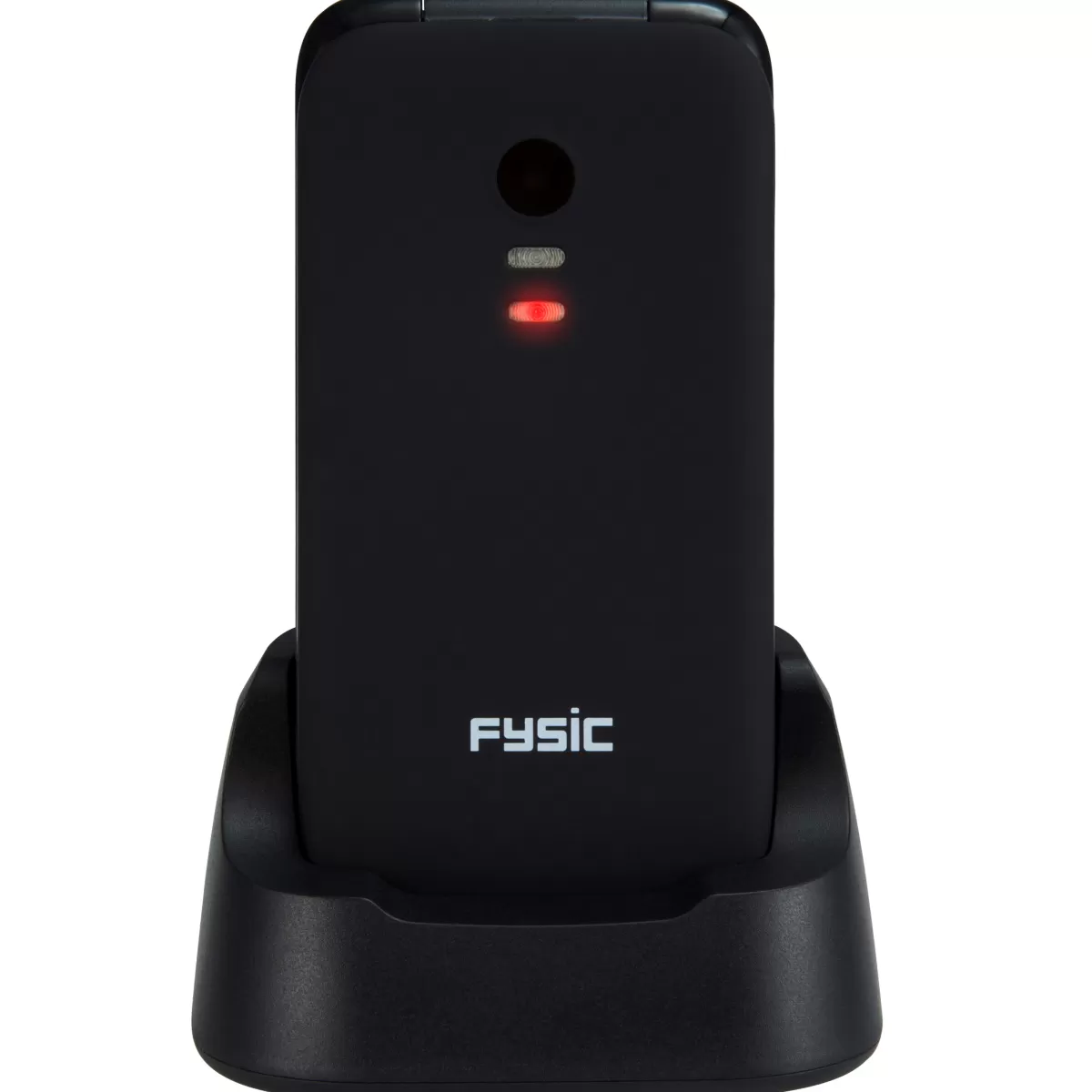 Brico Kluizen-Fysic Fm-9760Zt Mobiele Klaptelefoon Voor Senioren Noodknop Zwart