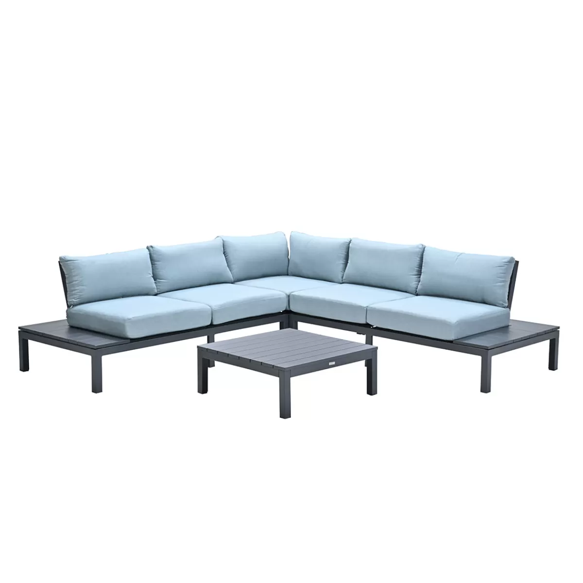 Brico Loungesets-Garden Impressions Lena Loungeset 4-Delig - Mint Grijs