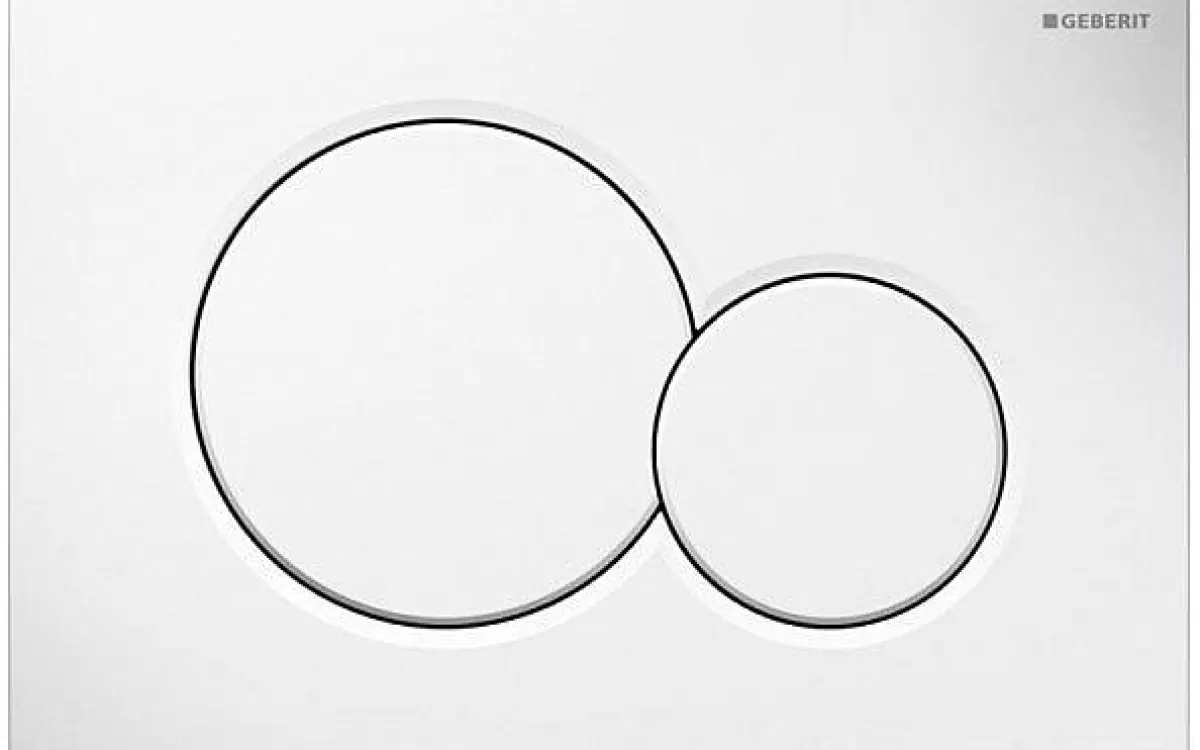 Brico Geberit Bedieningspaneel Sigma 01 Voor Up320, Up720, Up300 En Up700 Inbouwreservoirs | 16,4X24,6Cm Wit Online