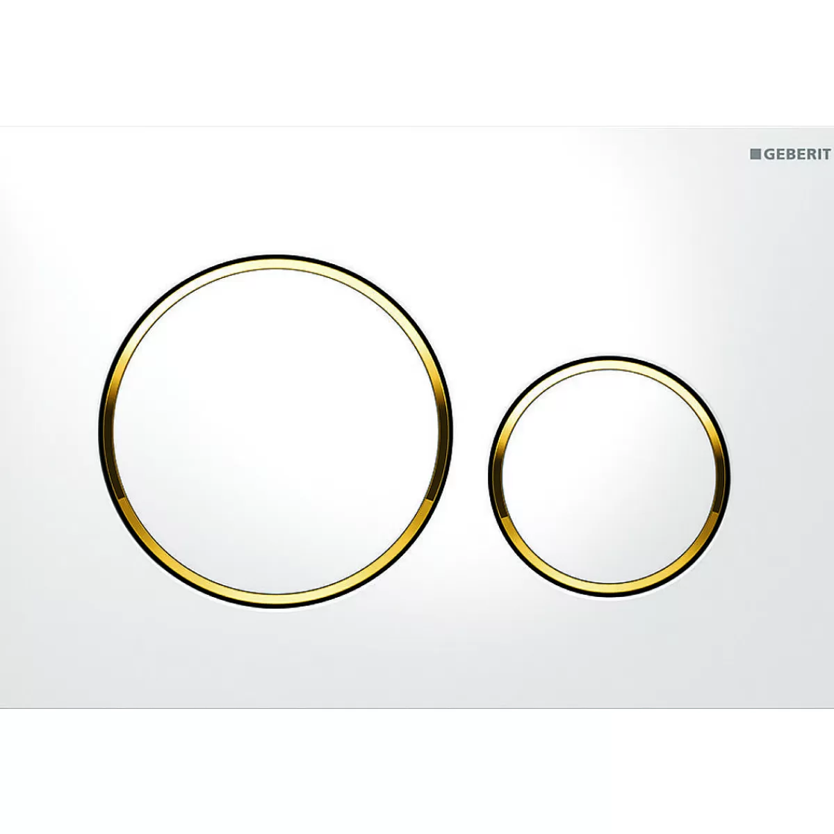 Brico Geberit Bedieningspaneel Sigma 20 Voor Up320, Up720, Up300 En Up700 Inbouwreservoirs | 246X164Mm Goud/Wit Best Sale