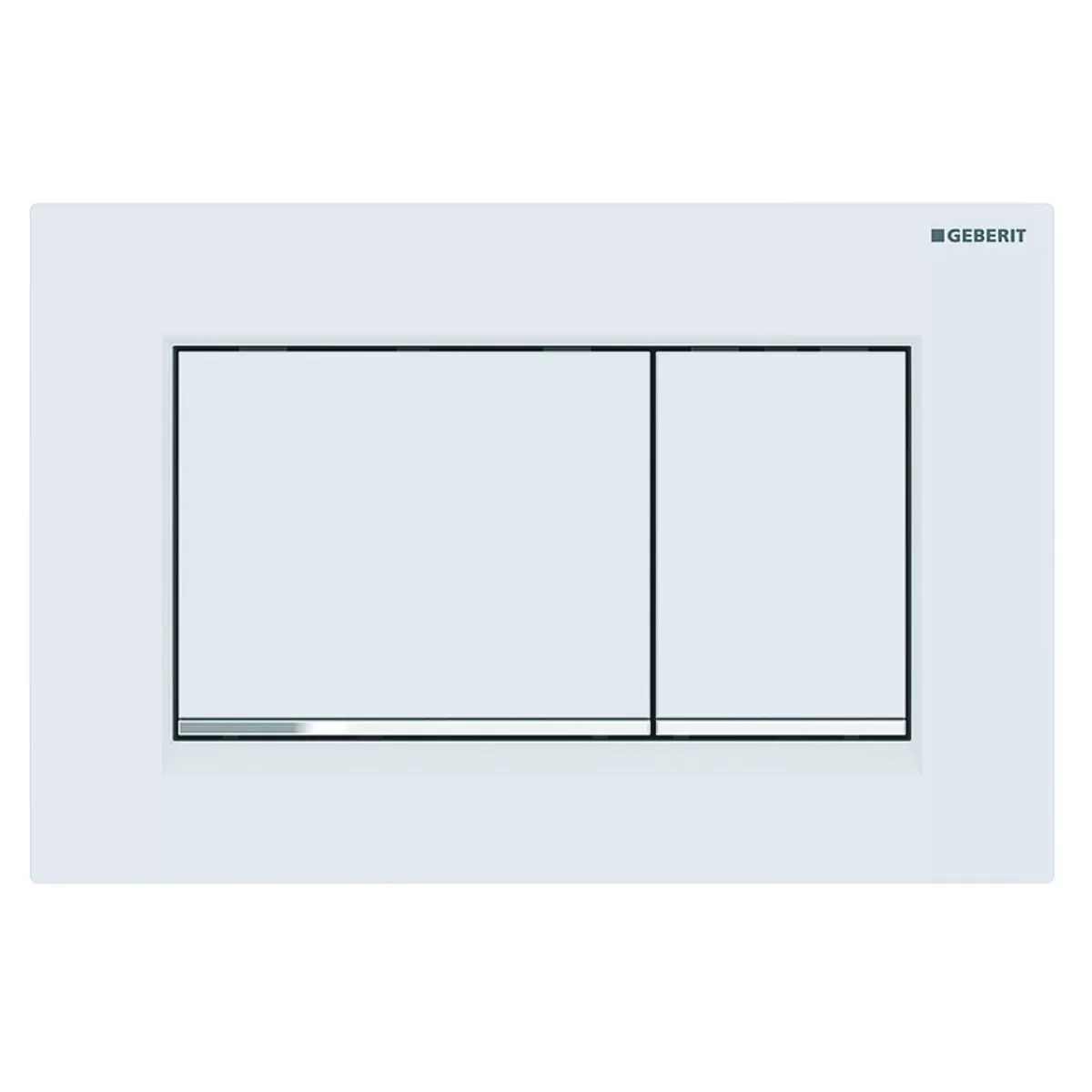 Brico Geberit Bedieningspaneel Sigma 30 Voor Up320, Up720, Up300 En Up700 Inbouwreservoirs | 246X164Mm Mat Wit Best