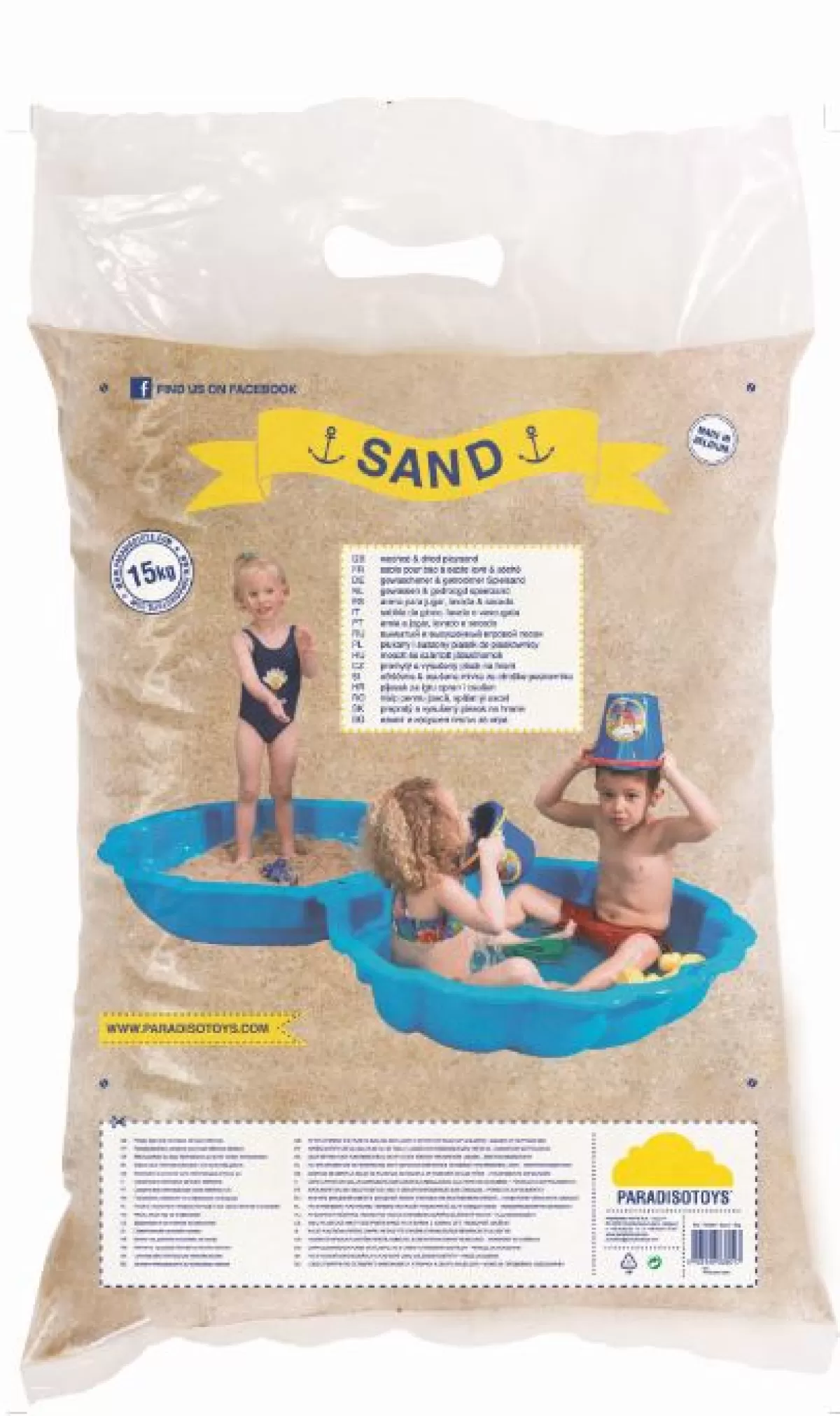 Brico Zand-Gewassen Speelzand, 15 Kg Per Zak