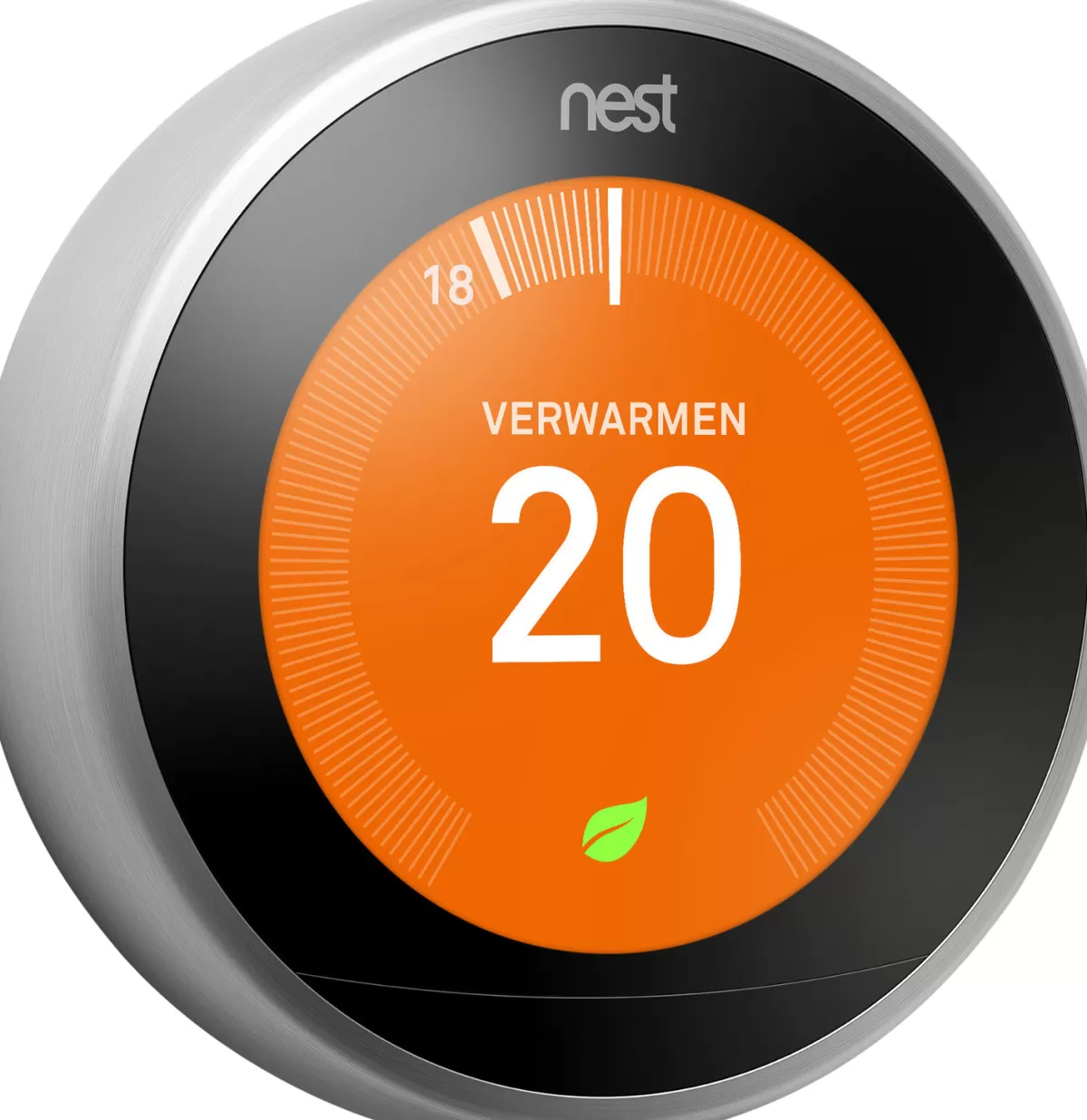 Brico Google Nest Learning Stalen Thermostaat