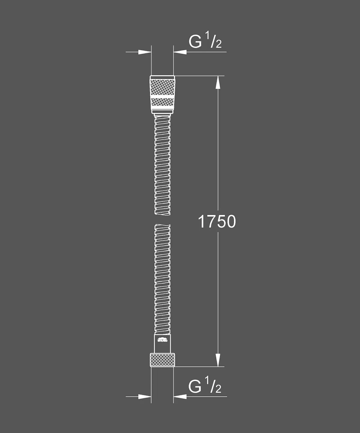 Brico Grohe Doucheslang Rotaflex 175Cm Chroom Outlet