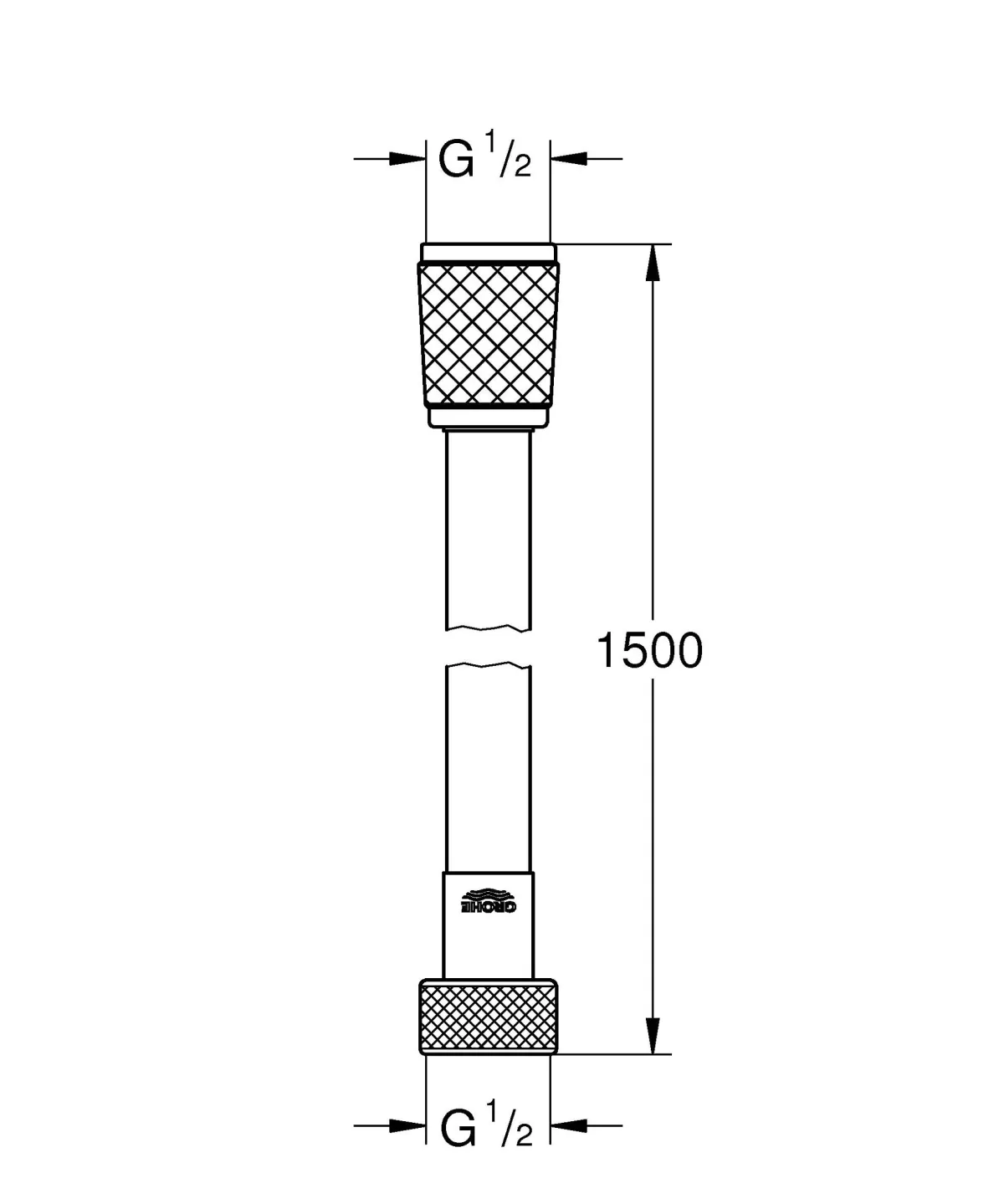 Brico Grohe Doucheslang Vitalioflex 150Cm Chroom Online