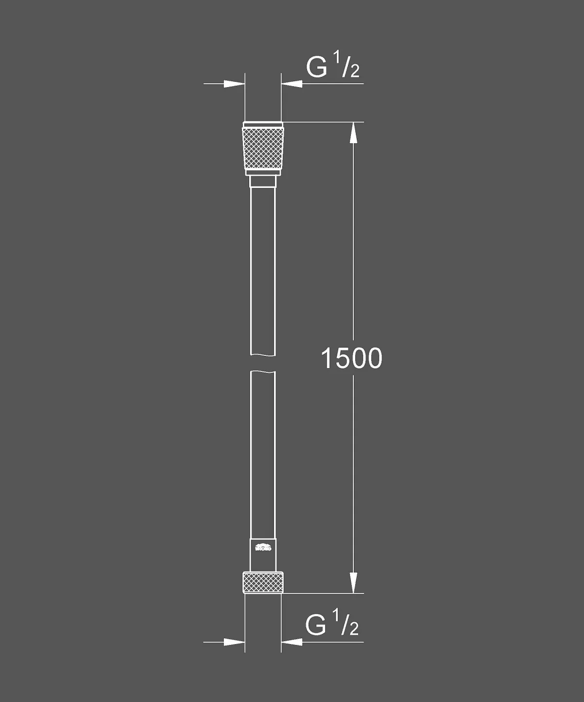 Brico Grohe Doucheslang Vitalioflex Silver 150Cm Chroom Best