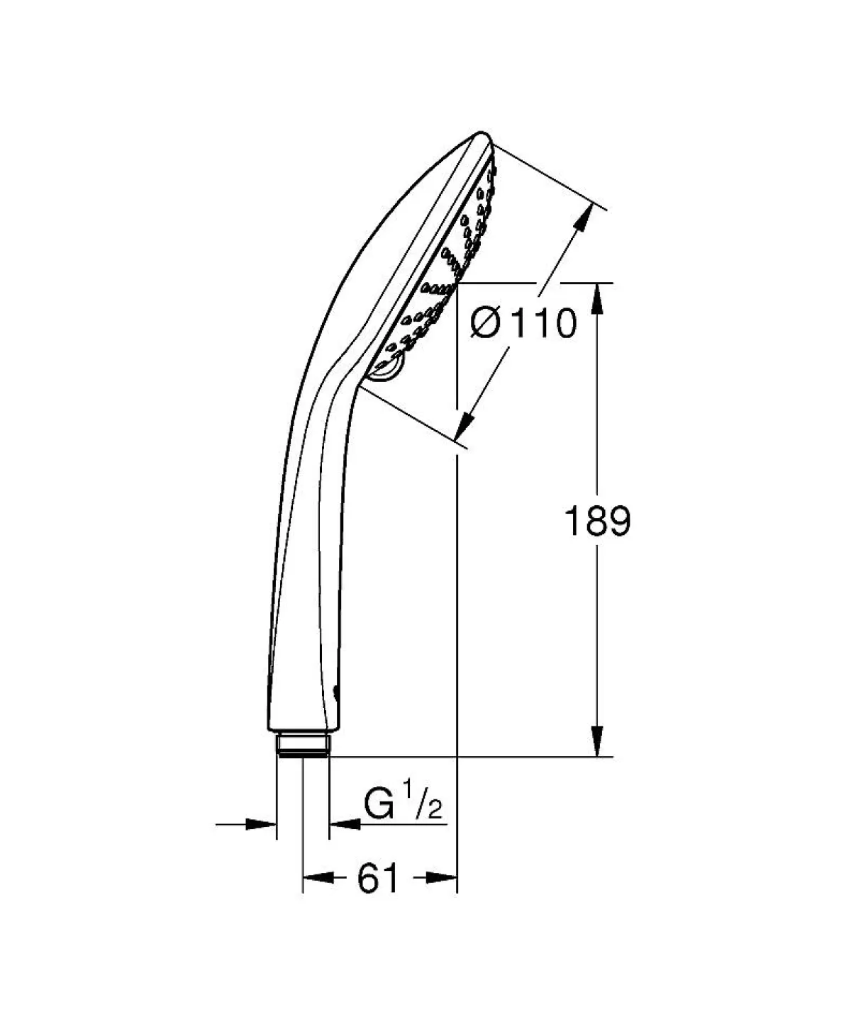 Brico Grohe Handdouche Vitalio Joy 110 Duo 2 Stralen Chroom Best Sale