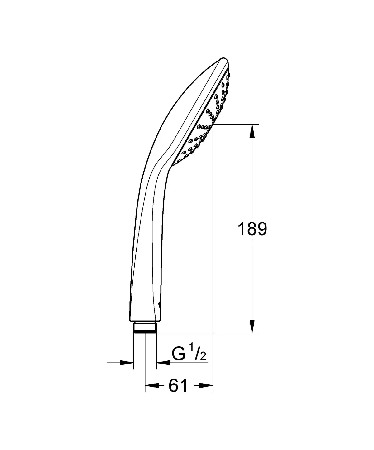 Brico Grohe Handdouche Vitalio Joy 110Mm 1 Straal Chroom Shop