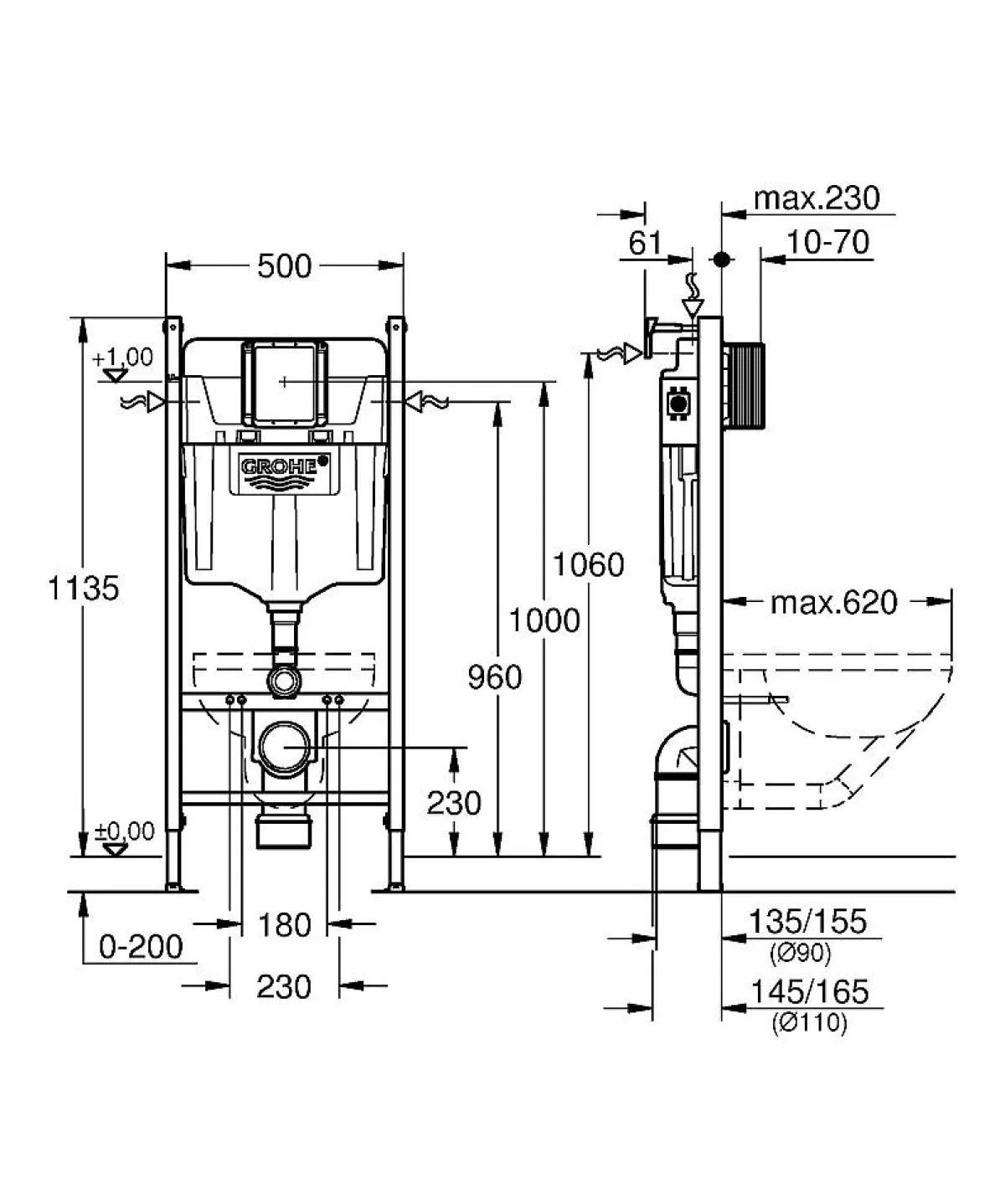 Brico Grohe Inbouwreservoir Solido 113Cm Best Sale