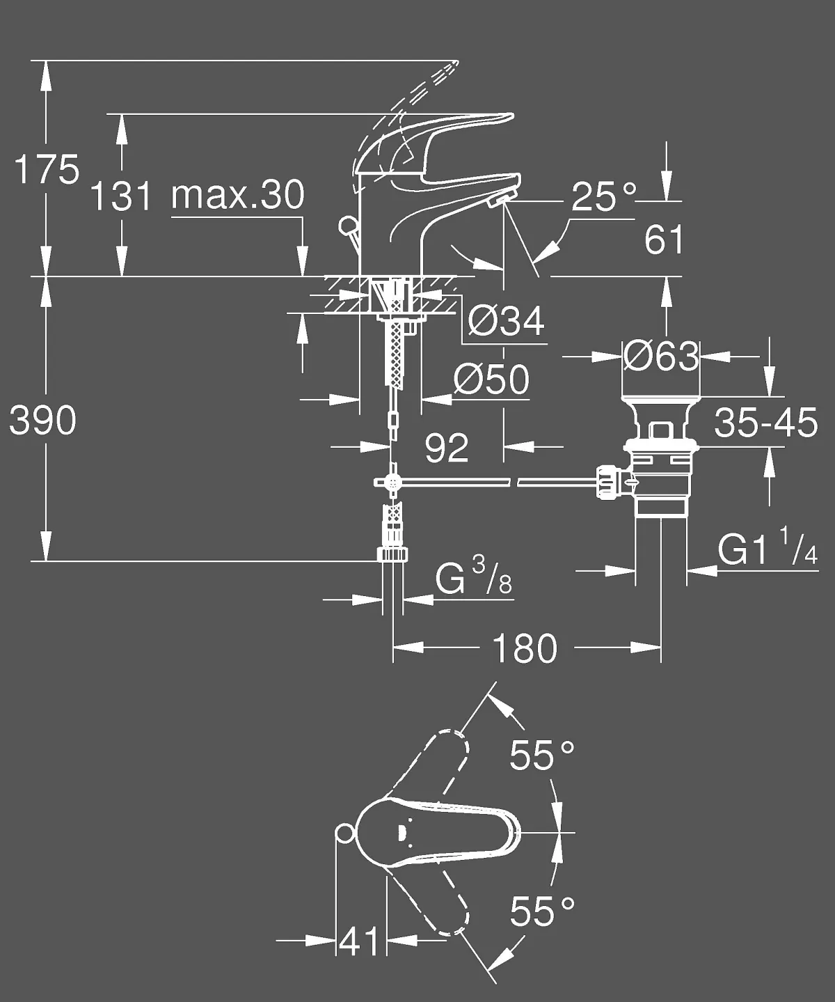 Brico Grohe Wastafelmengkraan Swift S-Size Chroom Sale