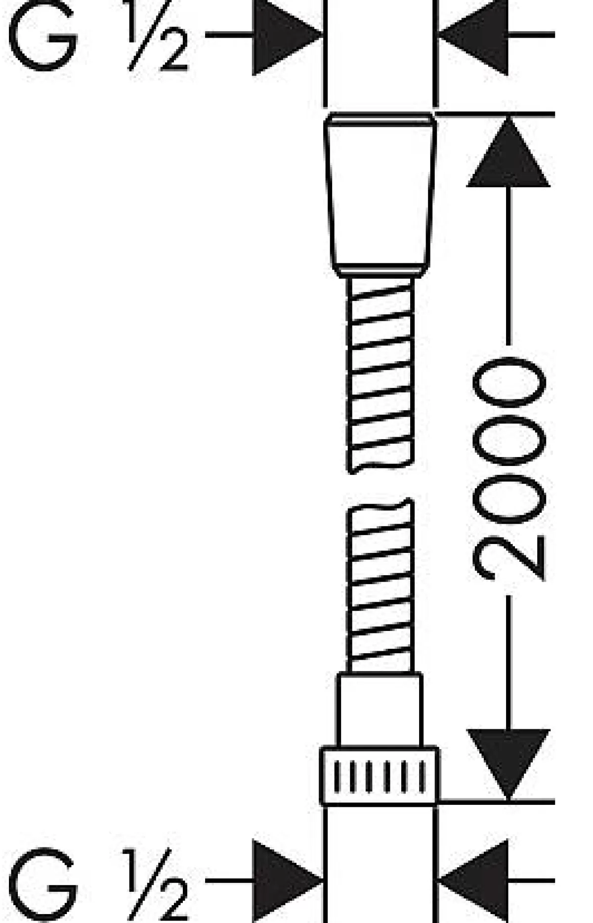 Brico Hansgrohe Doucheslang Metaflex Pvc Chroom 200Cm Cheap