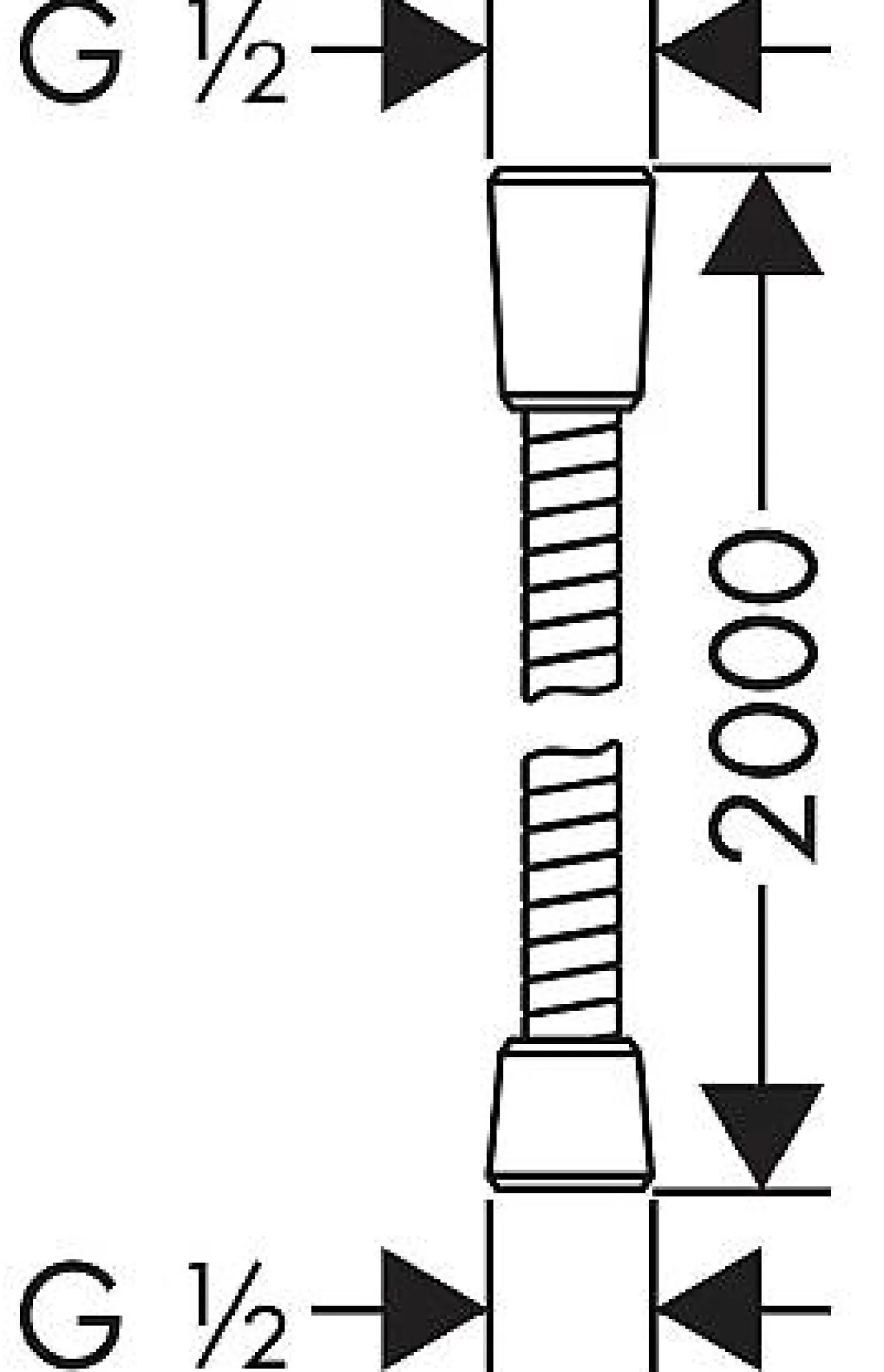 Brico Hansgrohe Doucheslang Sensoflex Rvs 200Cm Chroom Online