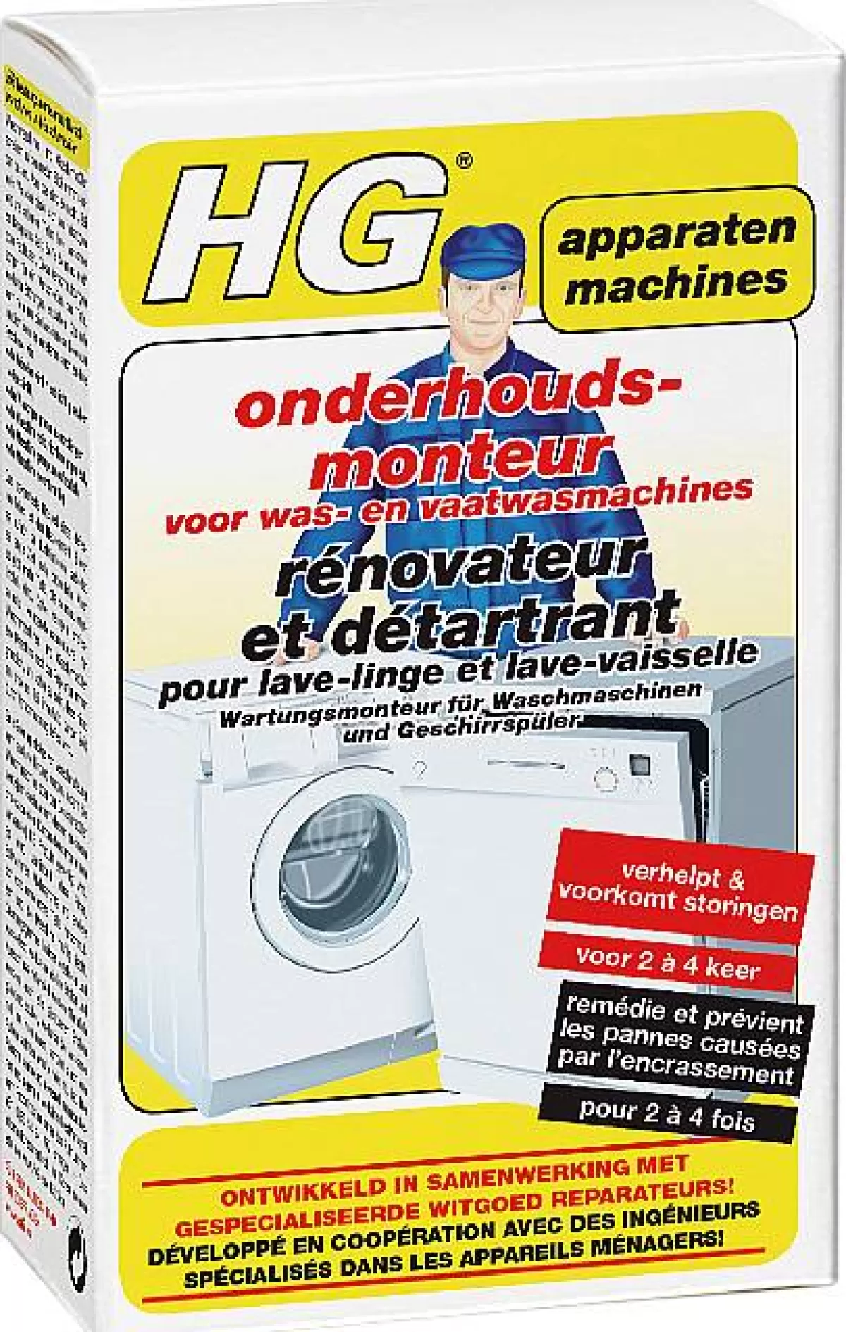 Brico Hg Was- En Vaatwasmachine Reiniger En Ontkalker 200Gr Flash Sale