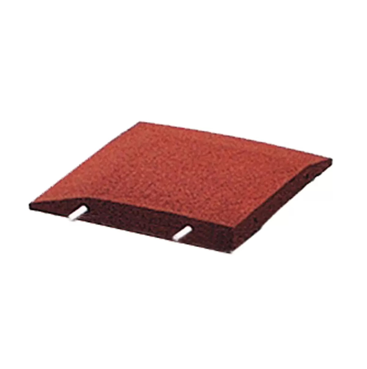 Brico Opsluitbanden & Boordstenen-Hoekstuk Rubber Rand Opsluitband L-Vormig - 40X40 Cm - Rood