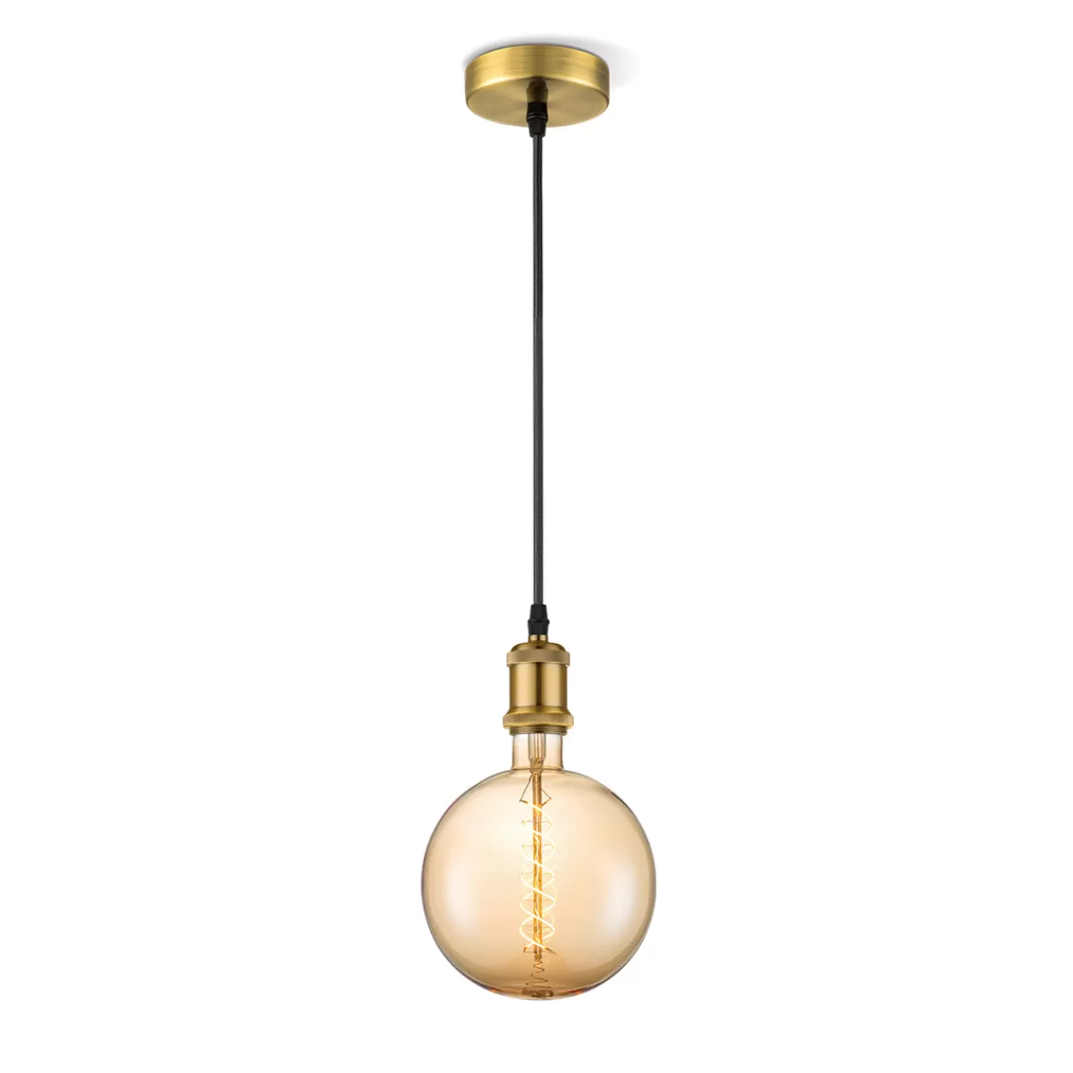 Brico Home Sweet Home Hanglamp Vintage Brons E27