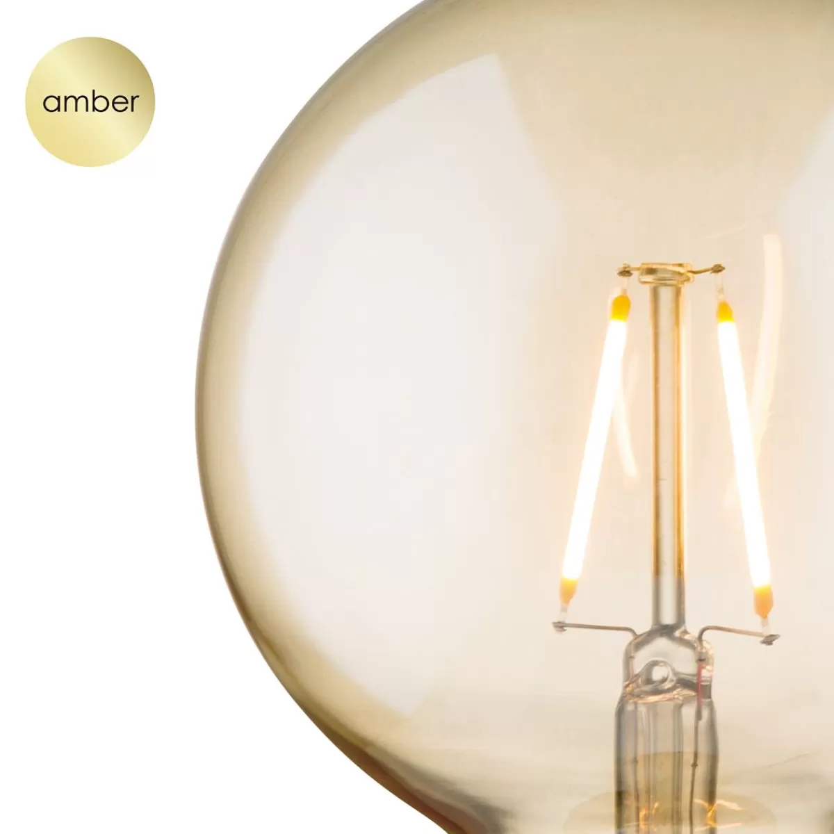 Brico Home Sweet Home Led Globe Deco E27 G95 2W 160Lm 2700K Amber