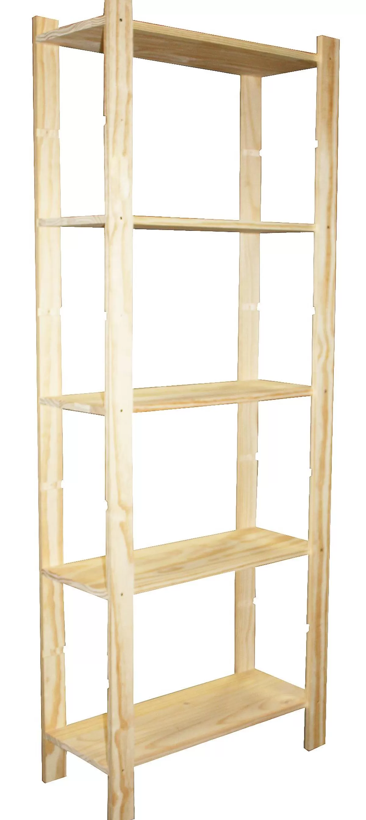 Brico Houten Rek Met 5 Grenen Paneel In Massief Den 170X65X28Cm New