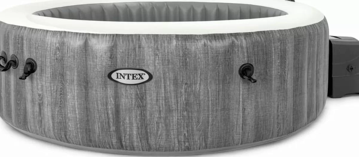 Brico Spa En Jacuzzi-Intex Bubblebad Purespa Bubble Baltik 6Personen Grijs O216X71Cm