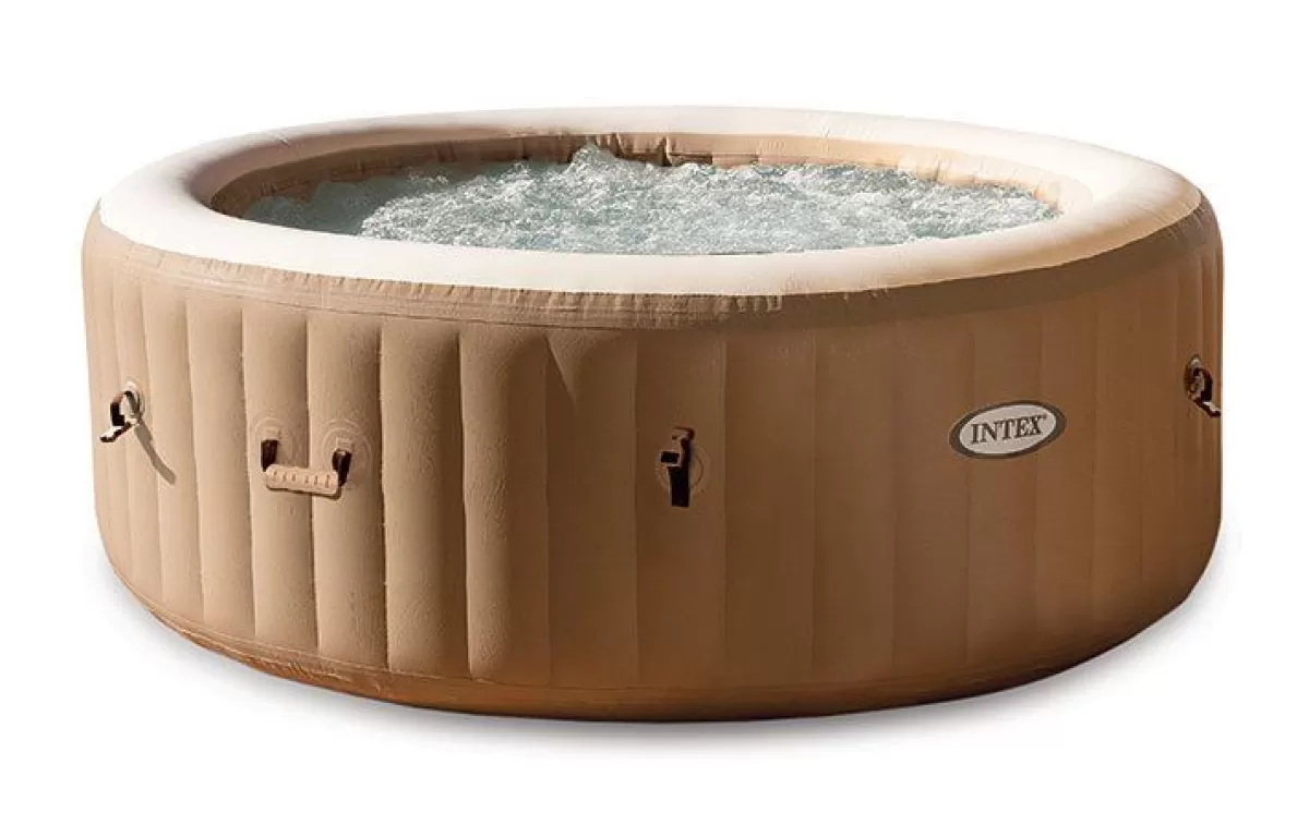 Brico Spa En Jacuzzi-Intex Bubblebad Purespa Sahara 6Personen Beige O216X71Cm