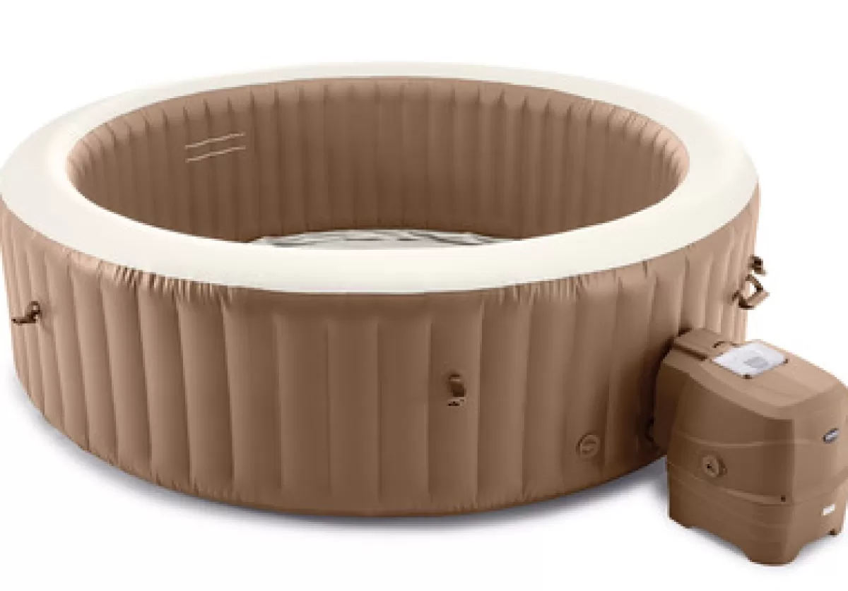 Brico Spa En Jacuzzi-Intex Bubblebad Purespa Sahara 6Personen Beige O216X71Cm