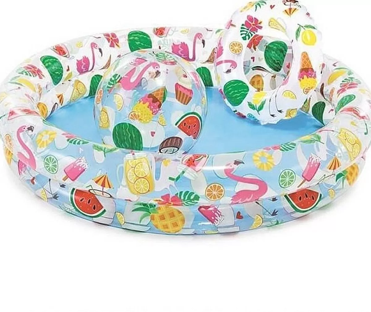 Brico Opblaaszwembaden-Intex Opblaaszwembad Just So Fruity Set O122X25Cm