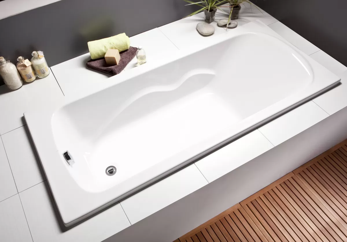 Brico Jacana 2 Rechthoekig Bad - 160 X 75 X 50,5-54 Cm - Toplax® Fashion