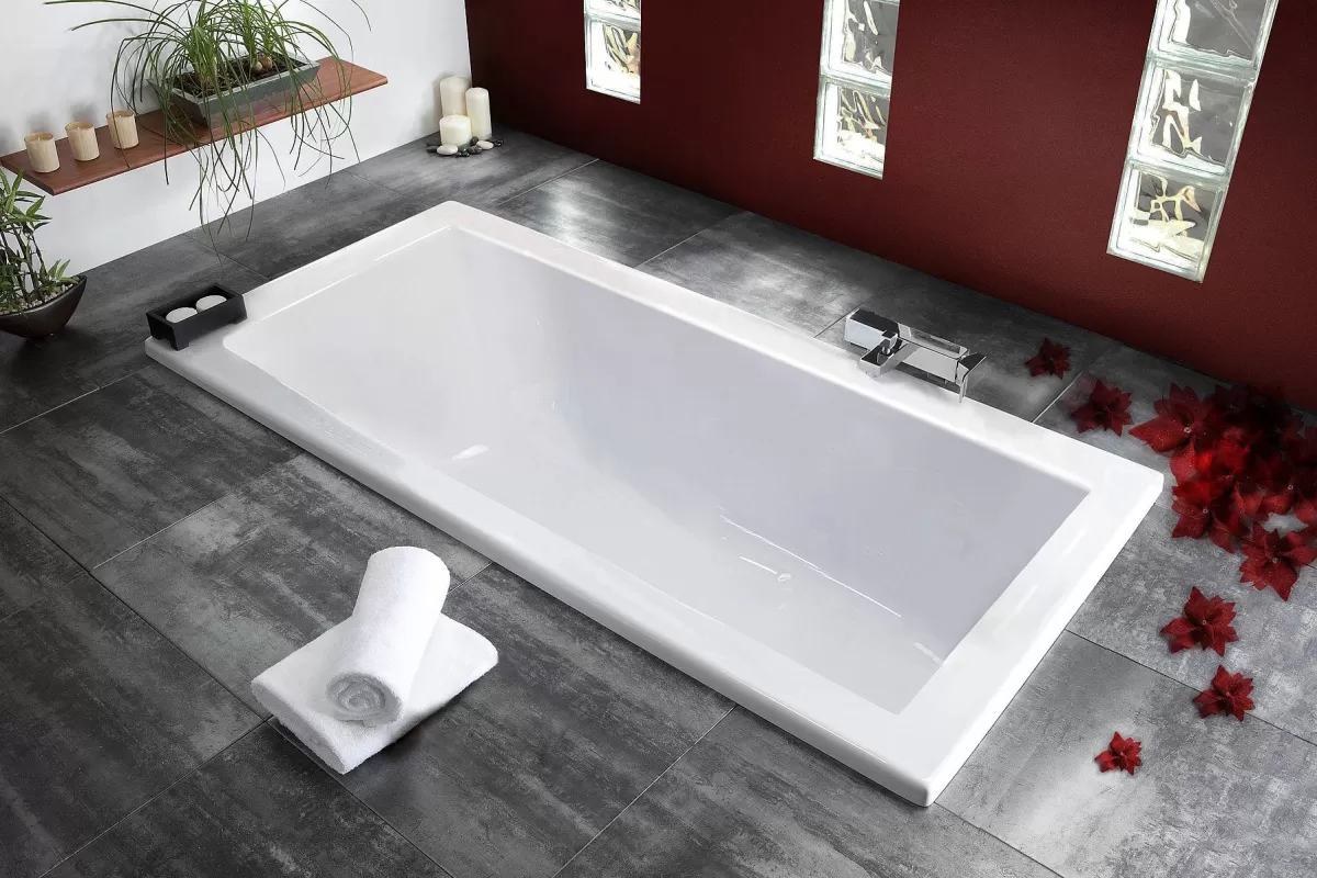 Brico Kando Rechthoekig Bad - 170 X 75 X 50,5-53,5 Cm - Toplax® Store