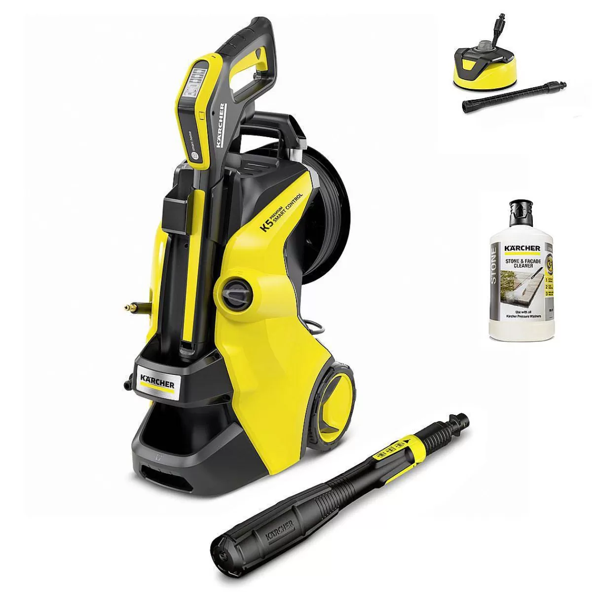 Brico Karcher Hogedrukreiniger K5 Premium Smart Control Home - 2100W - 145 Bar - 500 L/H - Met Terrasreiniger Flash Sale