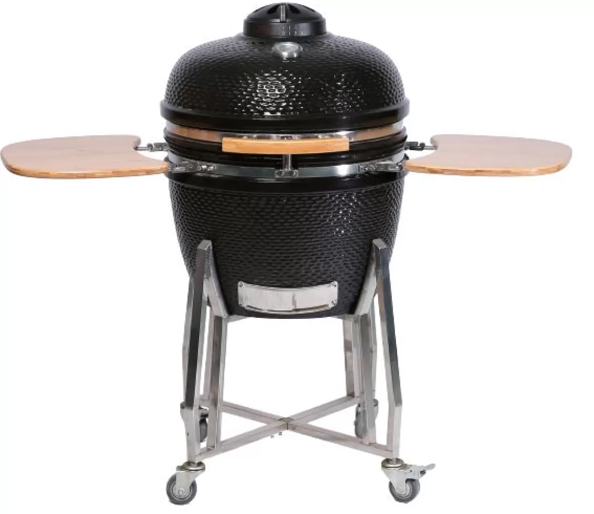 Brico Keramische Barbecue-Keramisch Barbecue Big Kamado 24 Inch Zwart