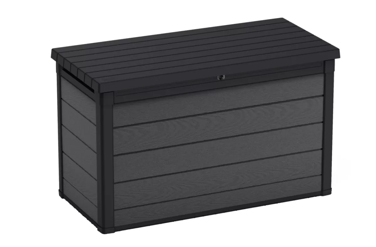 Brico Opbergboxen Tuin-Keter Cortina Opbergbox - 757L - 151.7X72.5X90 Cm - Grijs