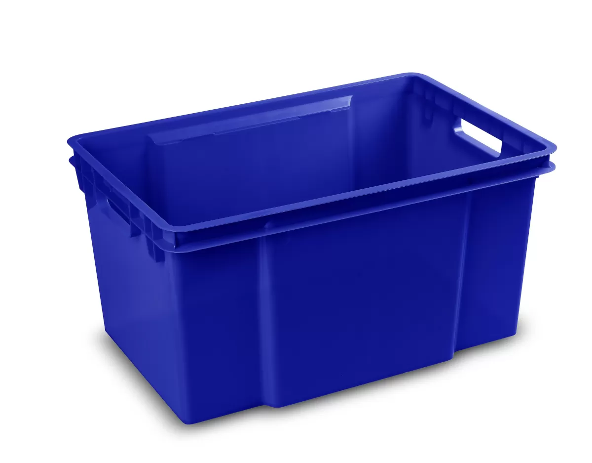 Brico Keter Opbergbox Crownest Pvc Laserblauw 50L Online