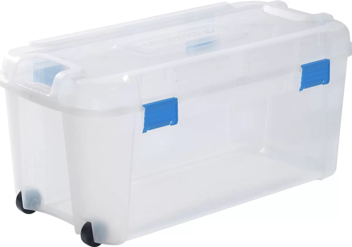 Brico Keter Opbergbox Totem Transparant 80L New