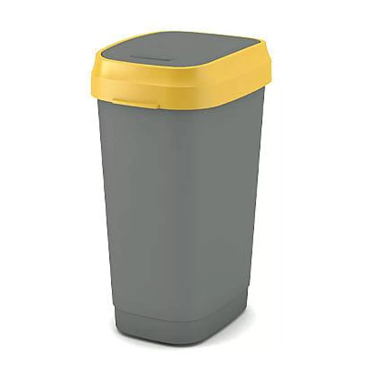 Brico Kis Vuilsnisbak 'Dual Swing Eco' Geel En Grijs 50 L Sale