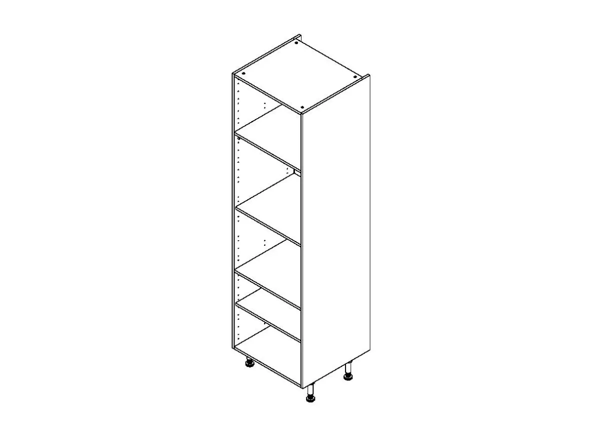 Brico Kolomkast Keuken Modulo Wit 60Cm Shop