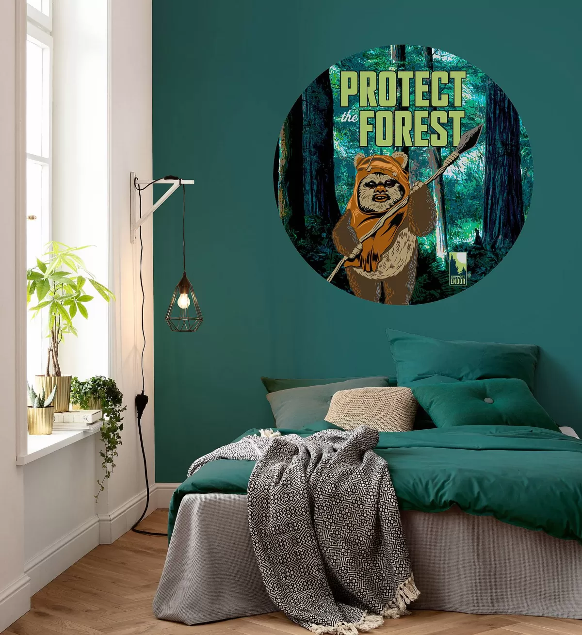 Brico Komar Dots Star Wars Bescherm Het Bos Sticker O125Cm Flash Sale