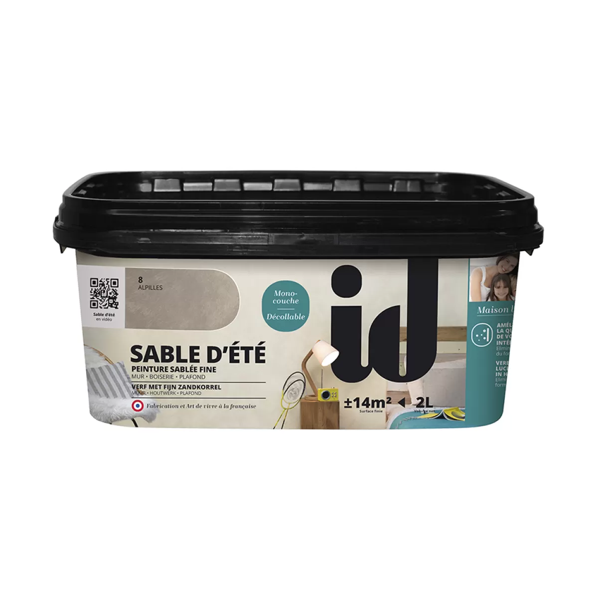 Brico Decoratieve Verf-Les Decoratives Zand Effect Verf 'Sable D'Ete' Alpilles 2L