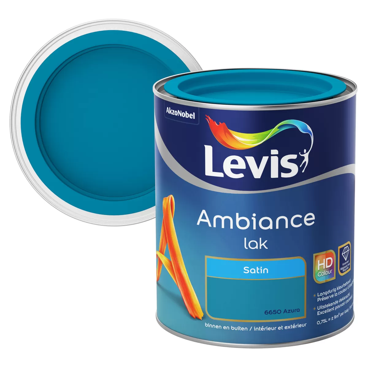 Brico Lakken-Levis Lak Ambiance Azura Zijdeglans 750Ml