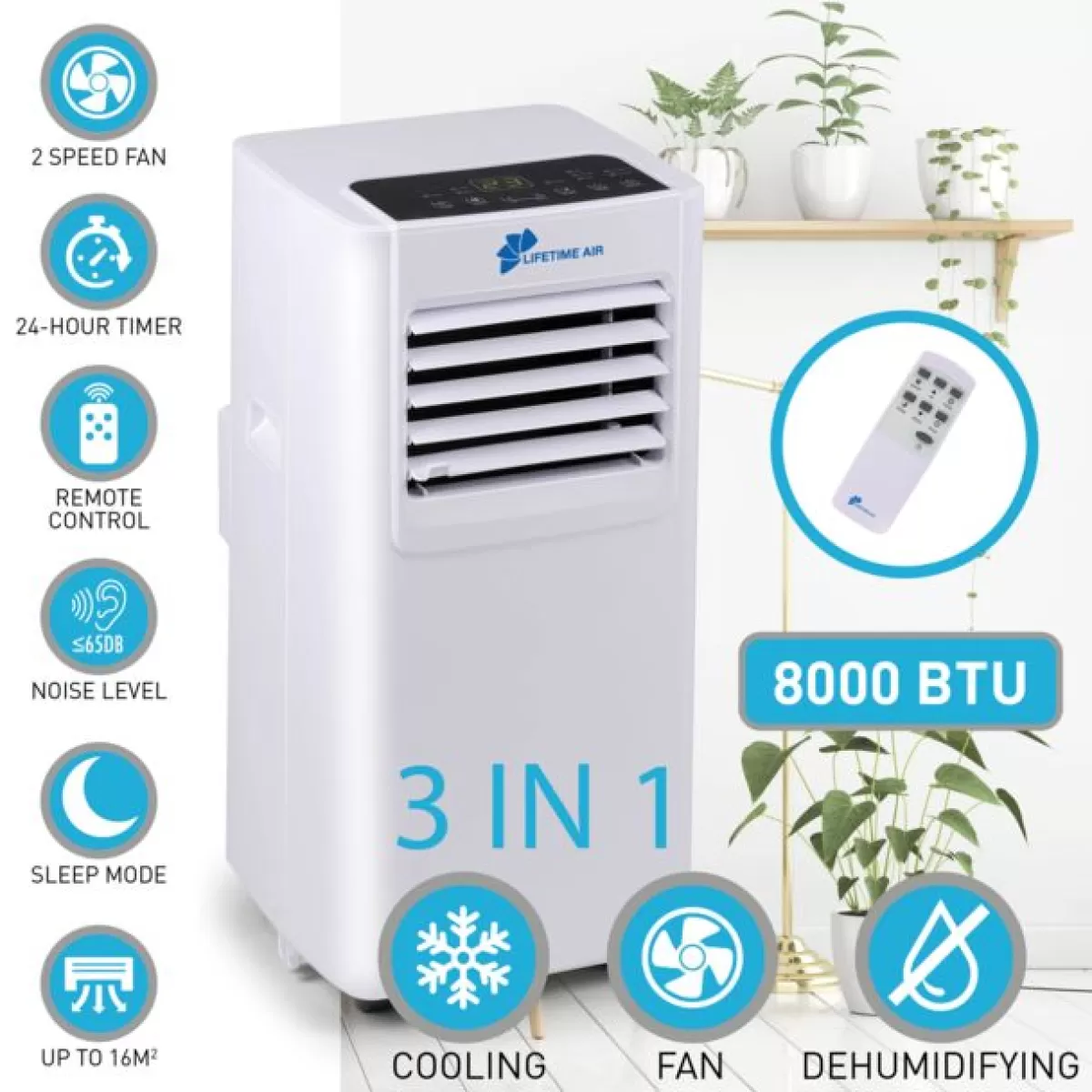 Brico Lifetime Air Airconditioner 8000Btu 230V