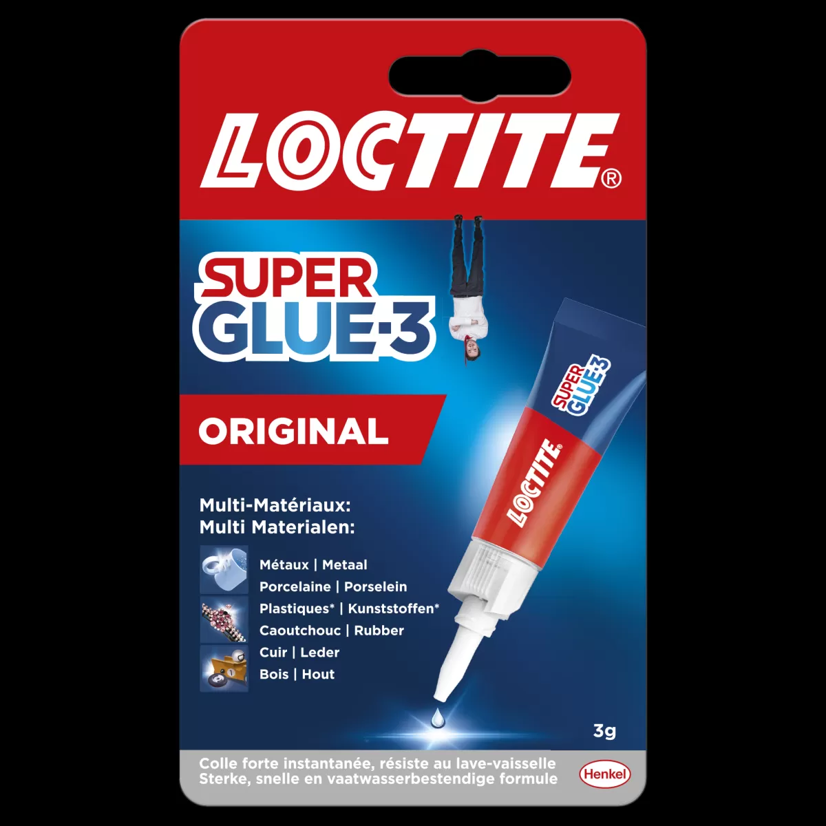 Brico Lijm- & Kitpistolen-Loctite Secondelijm Original Universal 3Gr