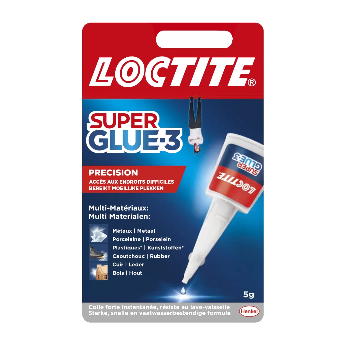 Brico Lijm- & Kitpistolen-Loctite Secondelijm Precision Super Glue-3 5Gr