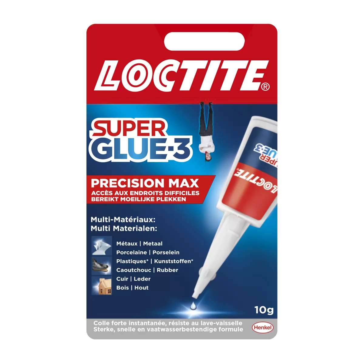 Brico Lijm- & Kitpistolen-Loctite Secondelijm Super Glue-3 Precision Max 10Gr