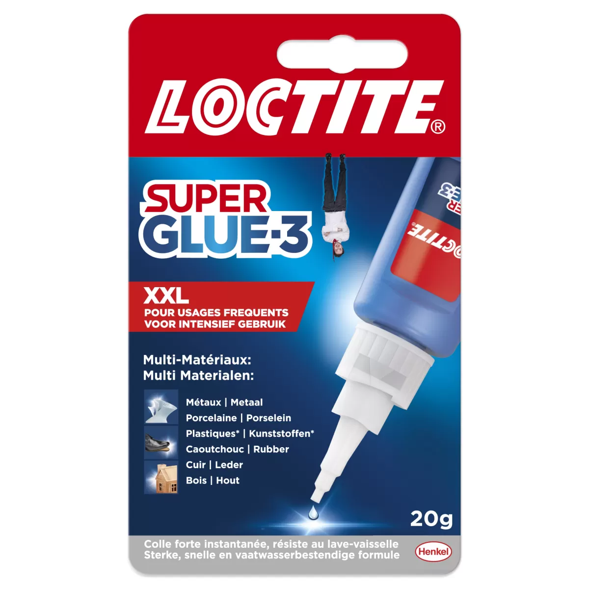 Brico Lijm- & Kitpistolen-Loctite Secondelijm Super Glue-3 Xxl 20Gr