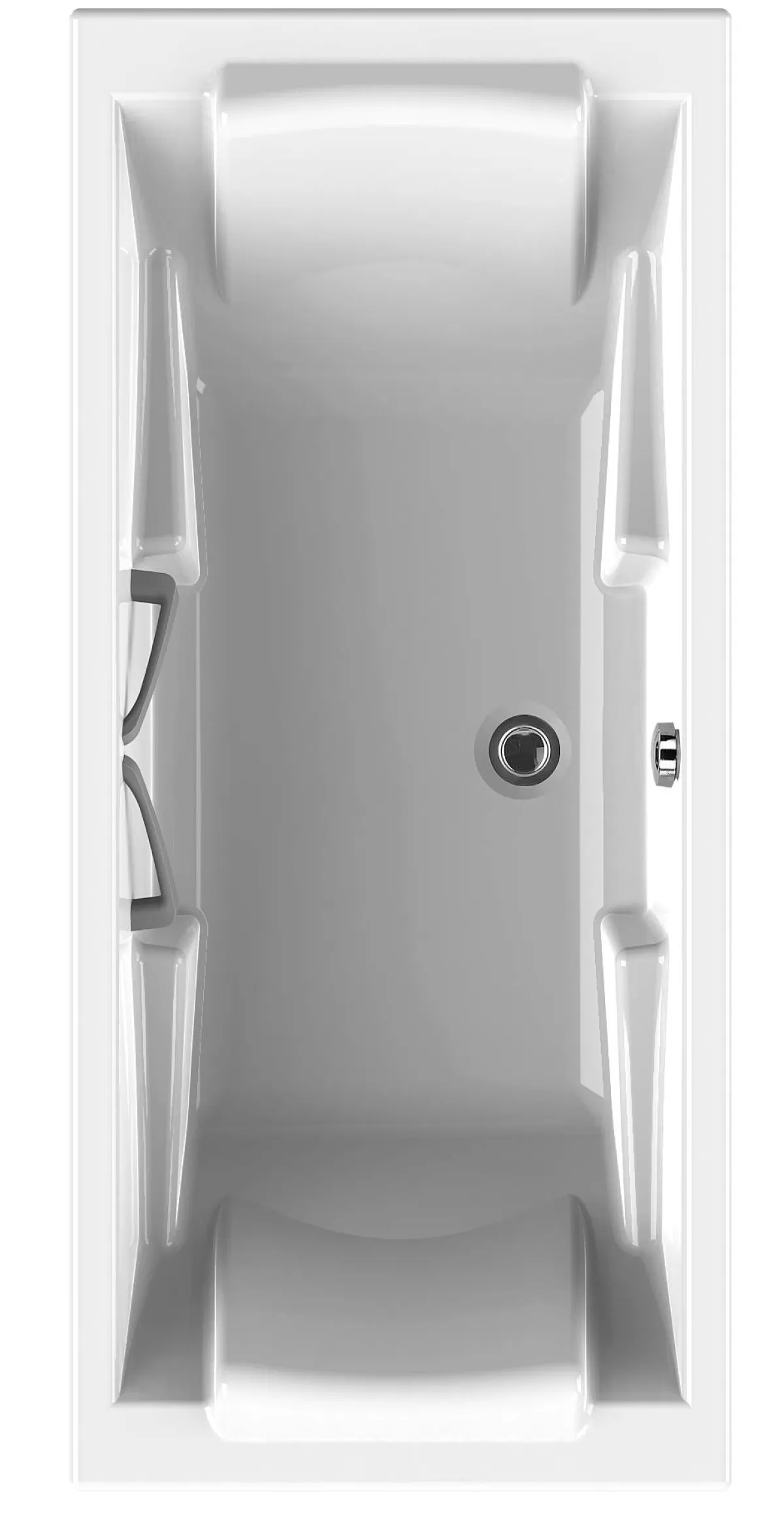 Brico Lodge Duo Rechthoekig Bad - 180 X 80 X 55-58 Cm - Puretex® Store